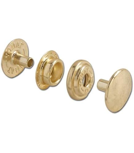 taca 　24CM Amazon.com: Tandy Leather Line 24 Snaps Nickel Plate 100/pk 1263-12